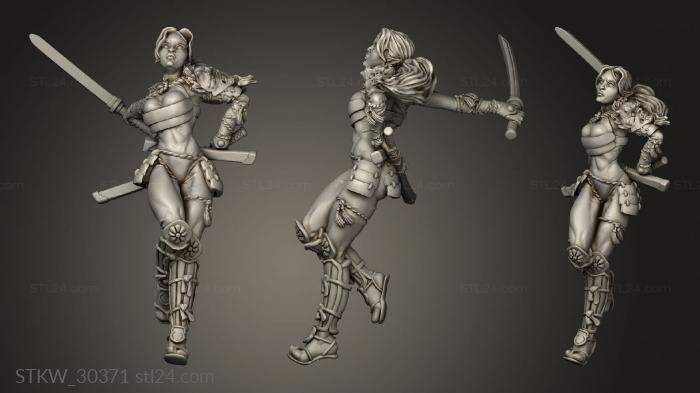 Military figurines (Dragon Empire Yuko, STKW_30371) 3D models for cnc