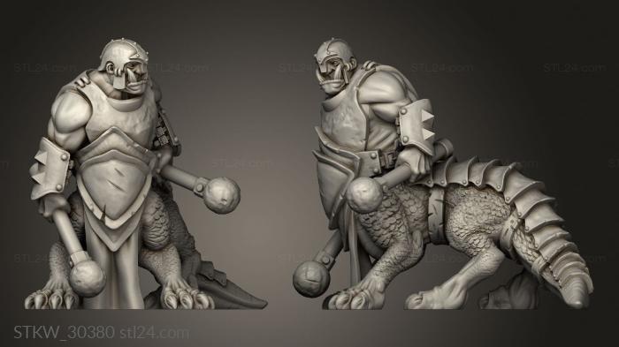 Military figurines (Dragon Ogres, STKW_30380) 3D models for cnc