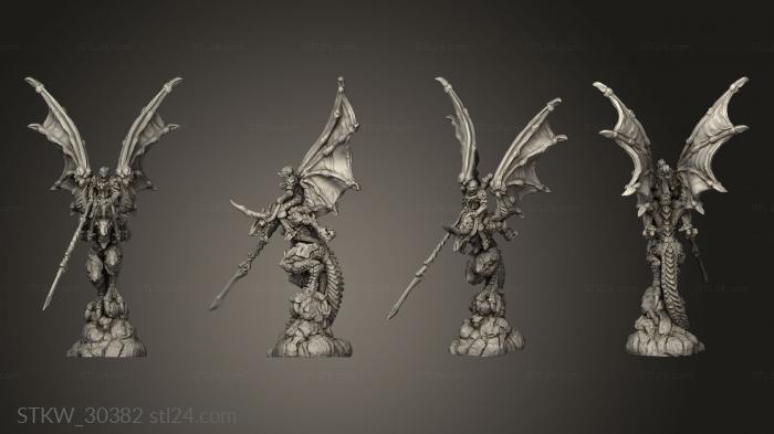 Military figurines (Dragon Rider wing and, STKW_30382) 3D models for cnc