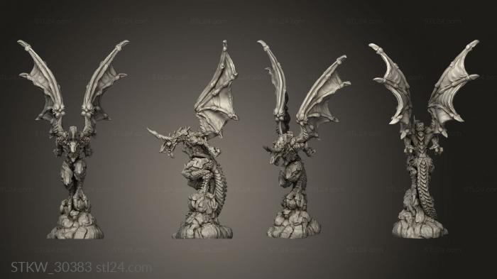 Military figurines (Dragon Rider wing and, STKW_30383) 3D models for cnc