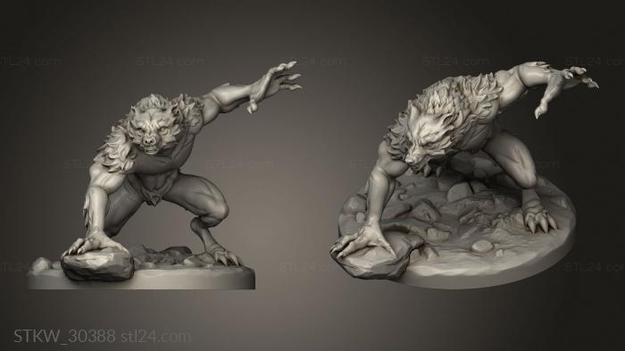 Dragon Trapper Throwback Werewolf wolf