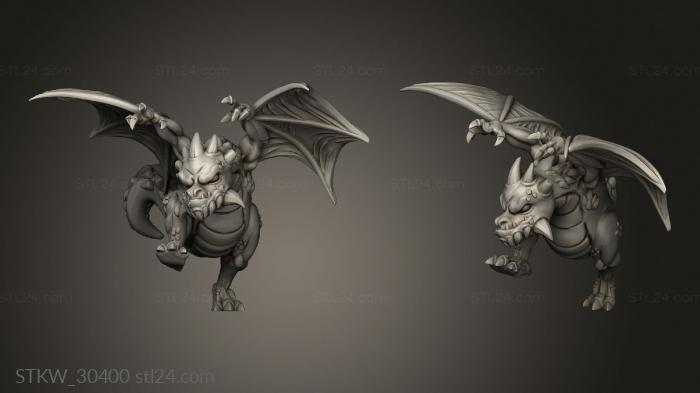 Military figurines (Dragon Vault Raid Zulu The Young One, STKW_30400) 3D models for cnc