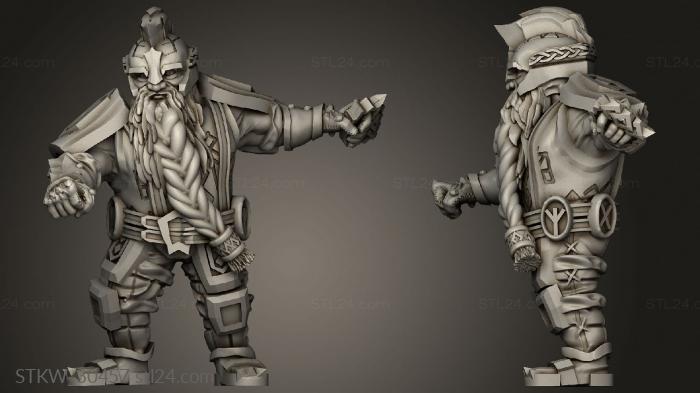 Military figurines (Dragon Dwarven Lines, STKW_30457) 3D models for cnc