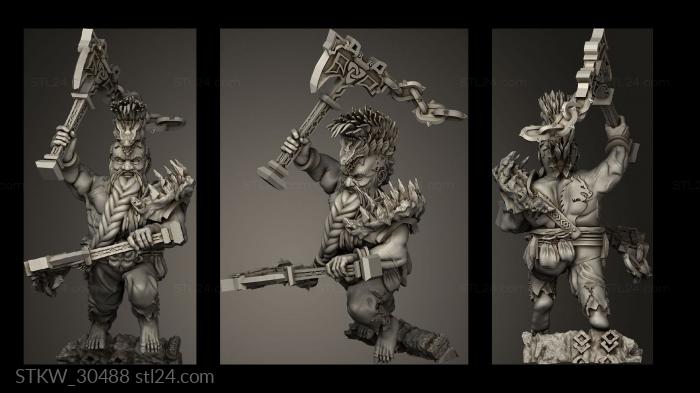 Military figurines (Dragon Dwarf Seekers Seeker, STKW_30488) 3D models for cnc