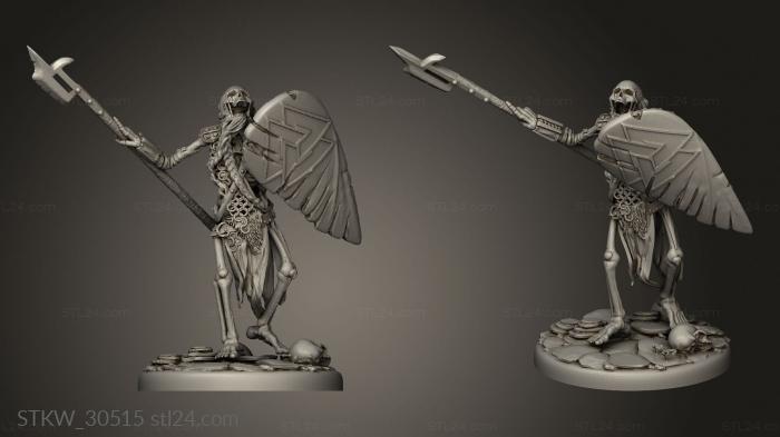 draugr undead skeleton infantry