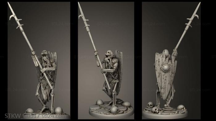 draugr undead skeleton infantry