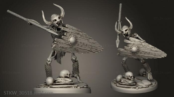 draugr undead skeleton infantry