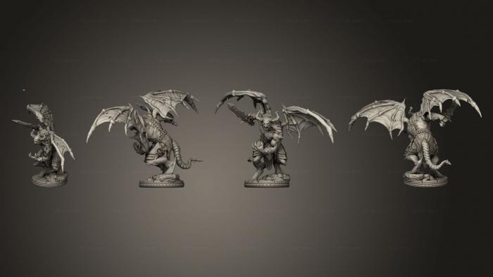 Military figurines (Azvameth gargoyle, STKW_3056) 3D models for cnc