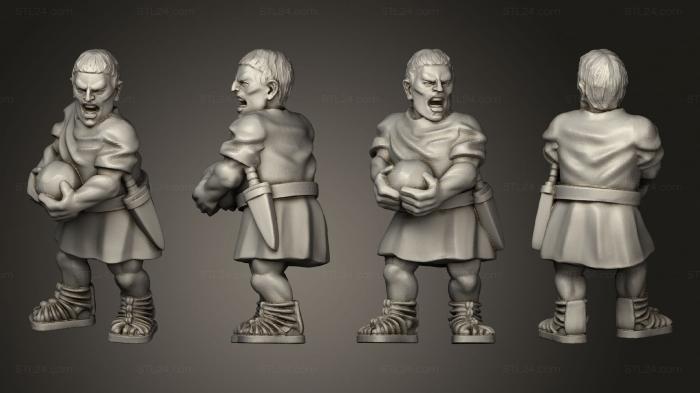 Military figurines (BALLISTA CREW B, STKW_3065) 3D models for cnc