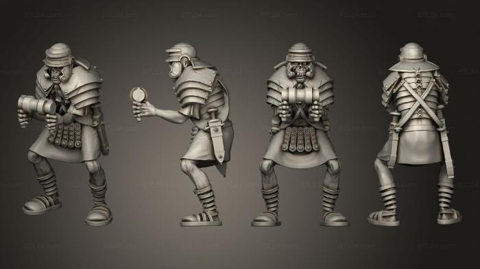 Military figurines (BALLISTA GUNNER, STKW_3066) 3D models for cnc