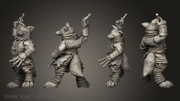 Military figurines (Shadow Fox Rogues Rogue, STKW_30667) 3D models for cnc