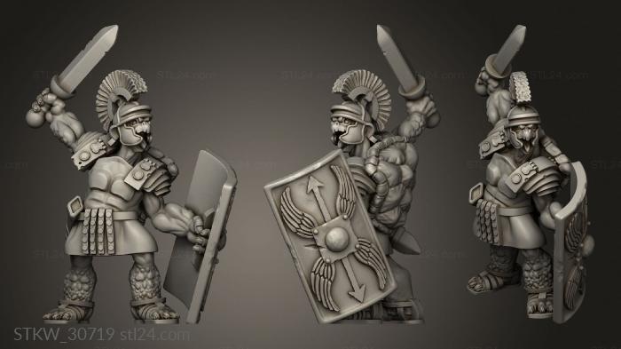 Military figurines (Shadow Tortol Roman, STKW_30719) 3D models for cnc