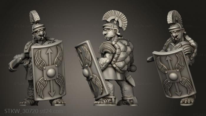 Military figurines (Shadow Tortol Roman, STKW_30720) 3D models for cnc