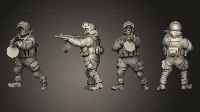 Military figurines (Ballistic helmet balaclava 2 003, STKW_3074) 3D models for cnc