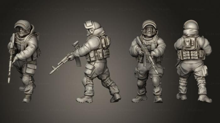 Military figurines (Ballistic helmet balaclava 2 004, STKW_3075) 3D models for cnc