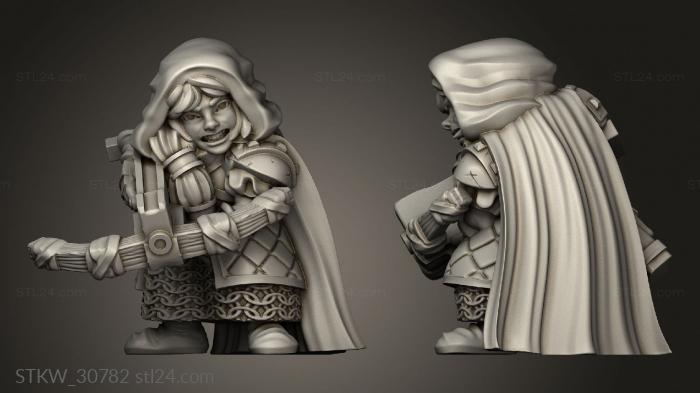 Dwarf Female Crossbow and Shield Units Dwarven Unit