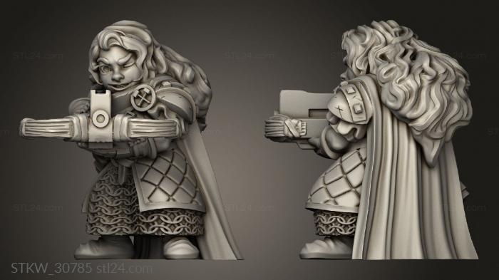 Dwarf Female Crossbow and Shield Units Dwarven Unit