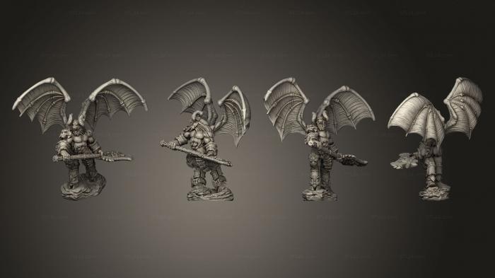 Military figurines (Balor pose 1, STKW_3079) 3D models for cnc