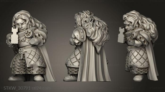 Dwarf Female Crossbow Units Dwarven and Shiel Unit