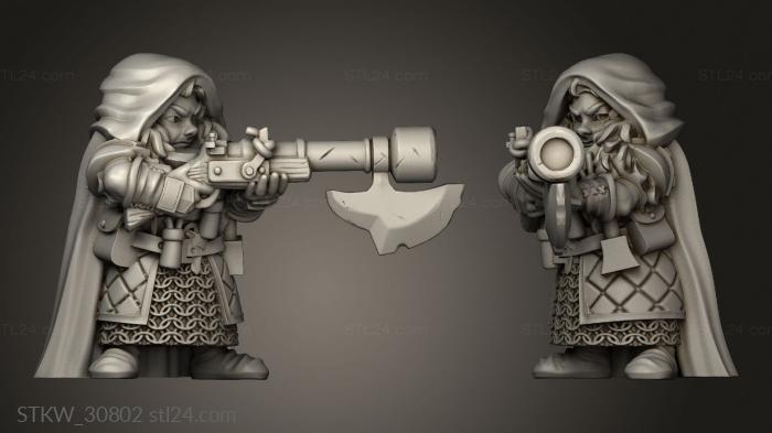 Dwarf Female Rifle Dwarven Unit