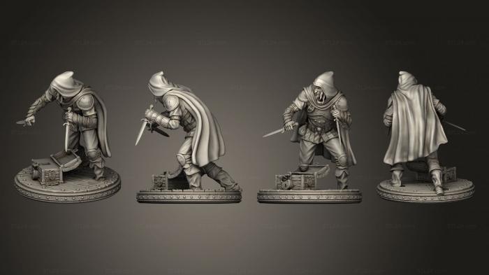 Military figurines (Balthazar wade Thief, STKW_3081) 3D models for cnc