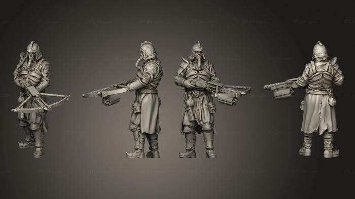Military figurines (Bane gunners, STKW_3088) 3D models for cnc