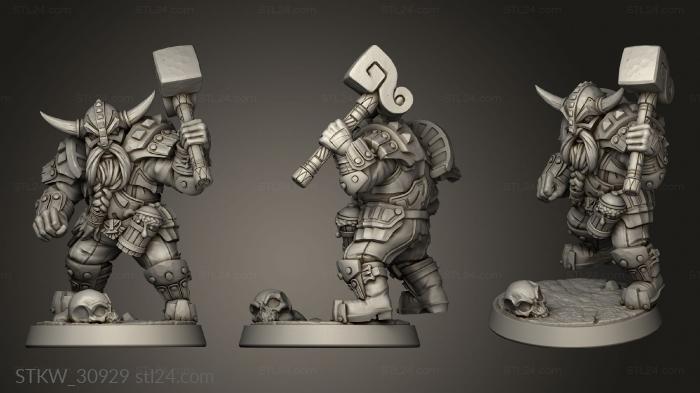 Dwarven Defenders Modular Defender Dwarf Male