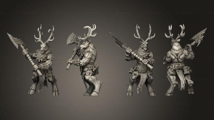 Military figurines (Banedeer 03, STKW_3096) 3D models for cnc