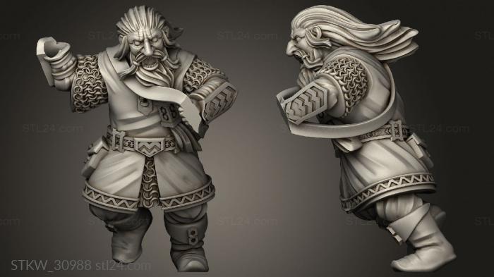 Dwarven Warriors with Shield Dwarf