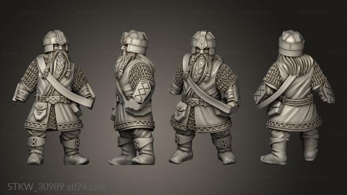 Dwarven Warriors with Shield Dwarf