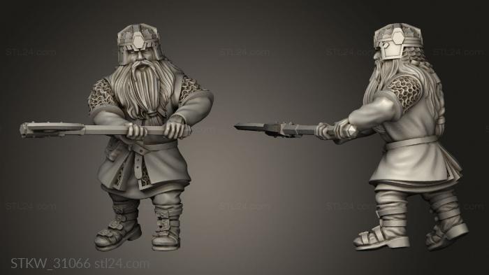 Dwarves warrior with axe