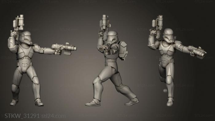 Military figurines (Elite, STKW_31291) 3D models for cnc