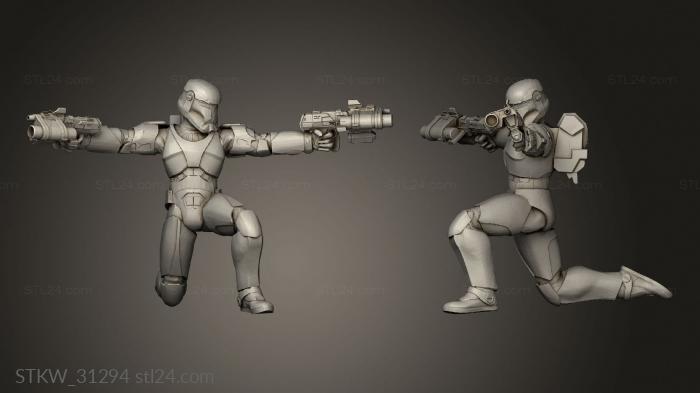 Military figurines (Elite, STKW_31294) 3D models for cnc