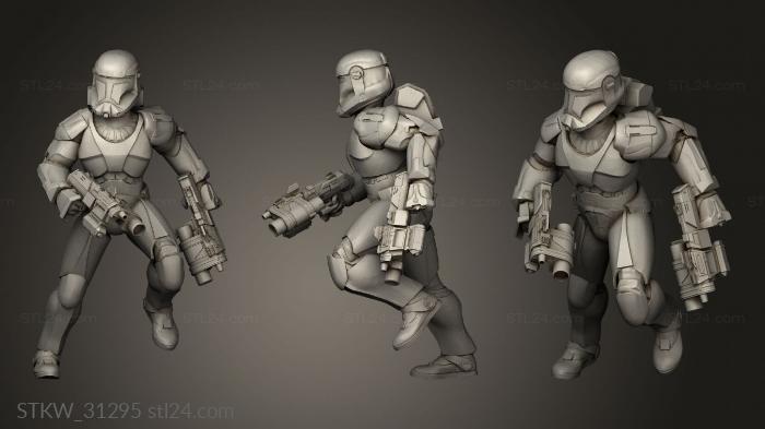 Military figurines (Elite, STKW_31295) 3D models for cnc