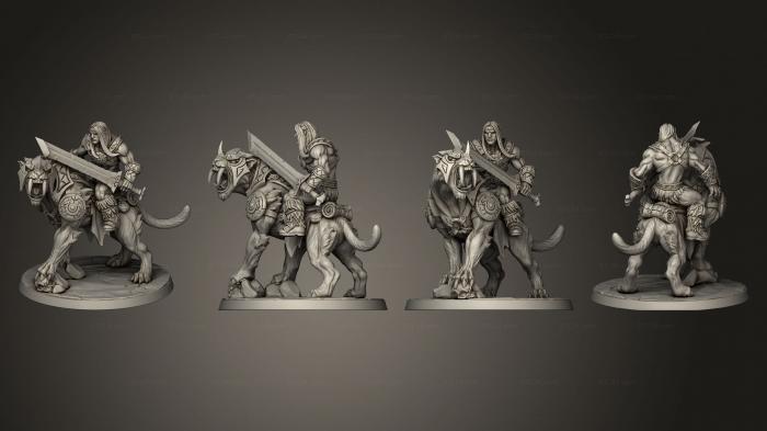 Military figurines (Barbarian Open Hand R 001, STKW_3140) 3D models for cnc