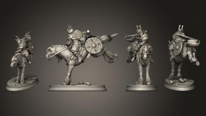 Military figurines (barbarian rider hero accesory 002, STKW_3143) 3D models for cnc