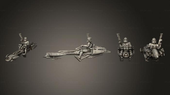 Military figurines (BARC Speeder 01, STKW_3159) 3D models for cnc