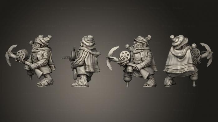 Military figurines (Bargemaster 07, STKW_3170) 3D models for cnc