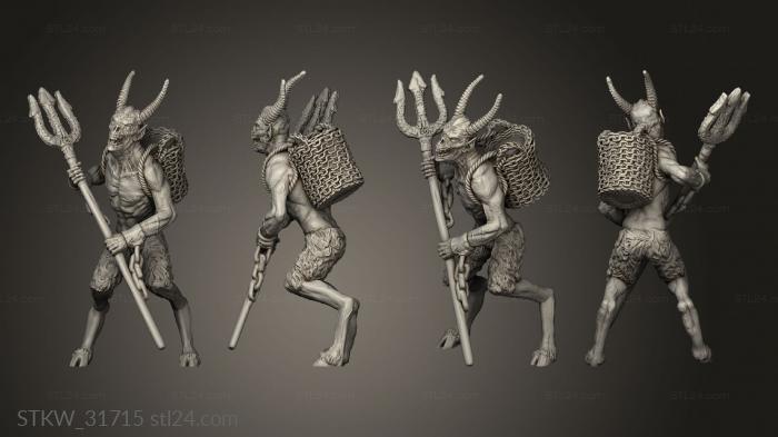 Military figurines (Krampus, STKW_31715) 3D models for cnc