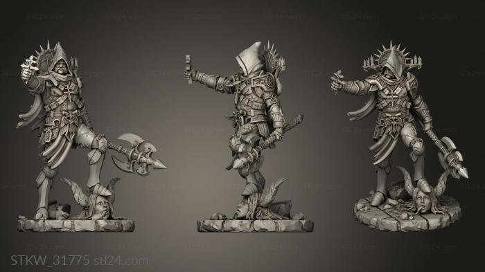 Military figurines (Demonhunter Inquisitor, STKW_31775) 3D models for cnc