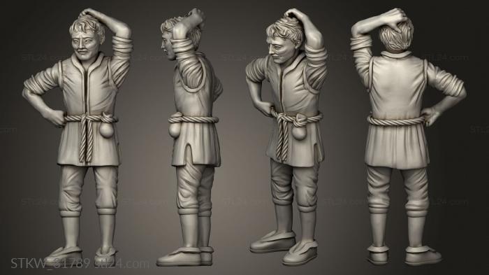 Military figurines (Customer, STKW_31789) 3D models for cnc