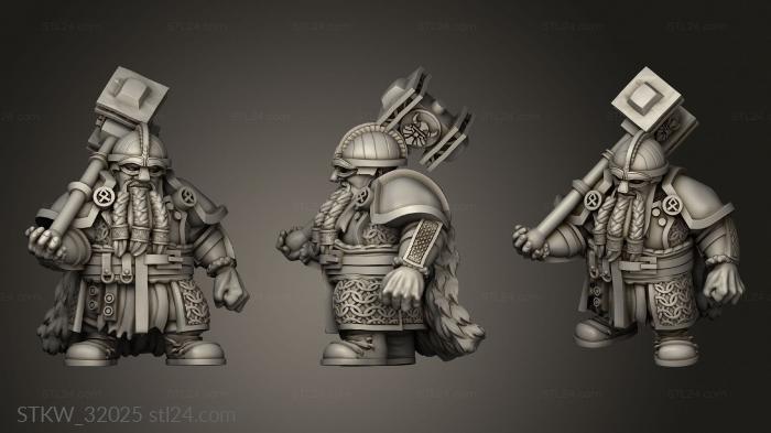 Fantasy Dwarf Hammermen