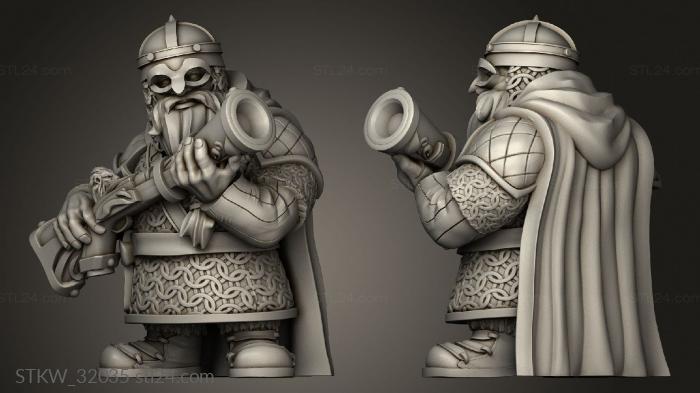 Fantasy Dwarf Musketmen