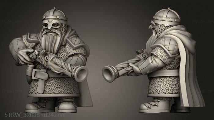 Fantasy Dwarf Musketmen