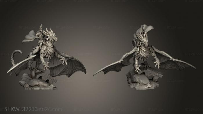 Fantasy Sancast dragon knight Stormdrake Guard