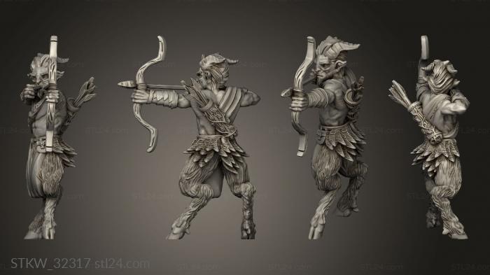 Military figurines (Faun Archer, STKW_32317) 3D models for cnc