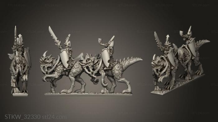 Dire elves Heavy Cavalry elf