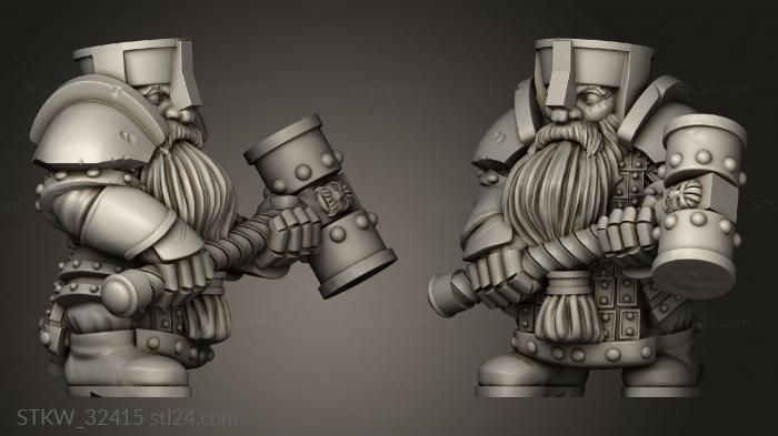 Dwarf Double Duncan Shadow hammer