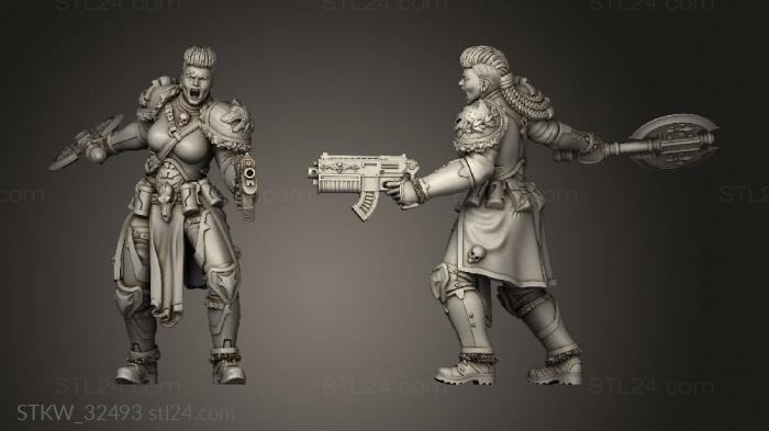 Female Space Wolves Marine Scout Ursula Sister