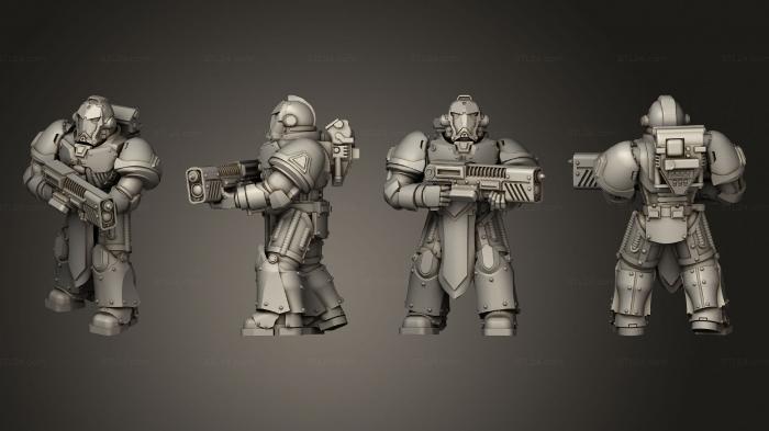 Military figurines (BB Troops 3 Shredder, STKW_3252) 3D models for cnc